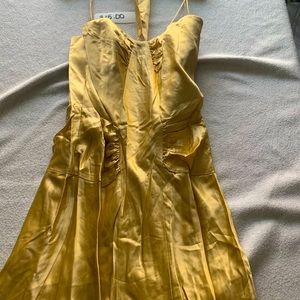 Gold floor length gown
